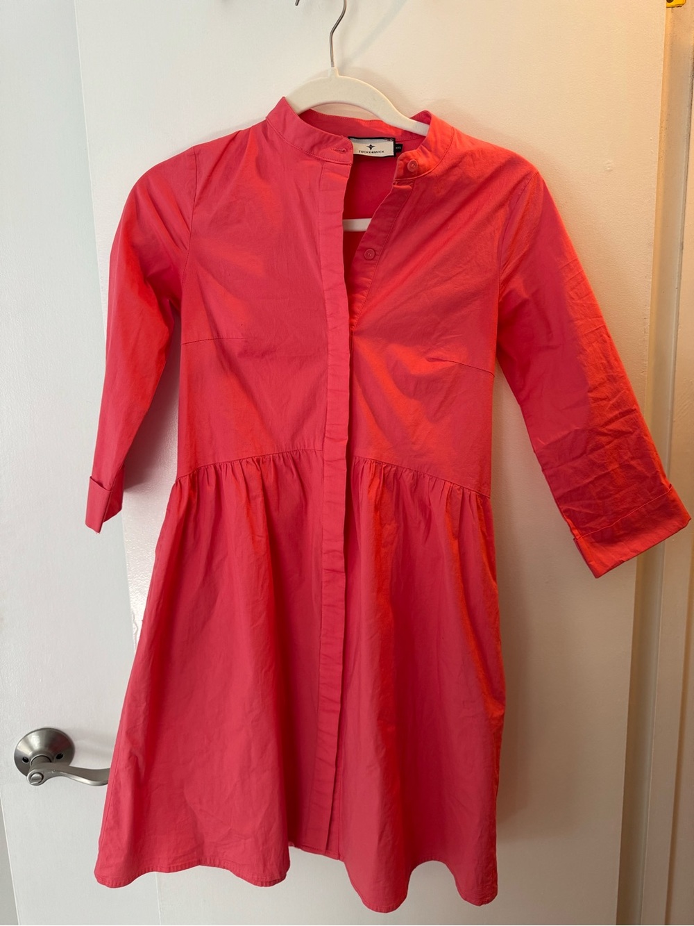 Tuckernuck Poplin 3/4 Sleeve Mini Dress